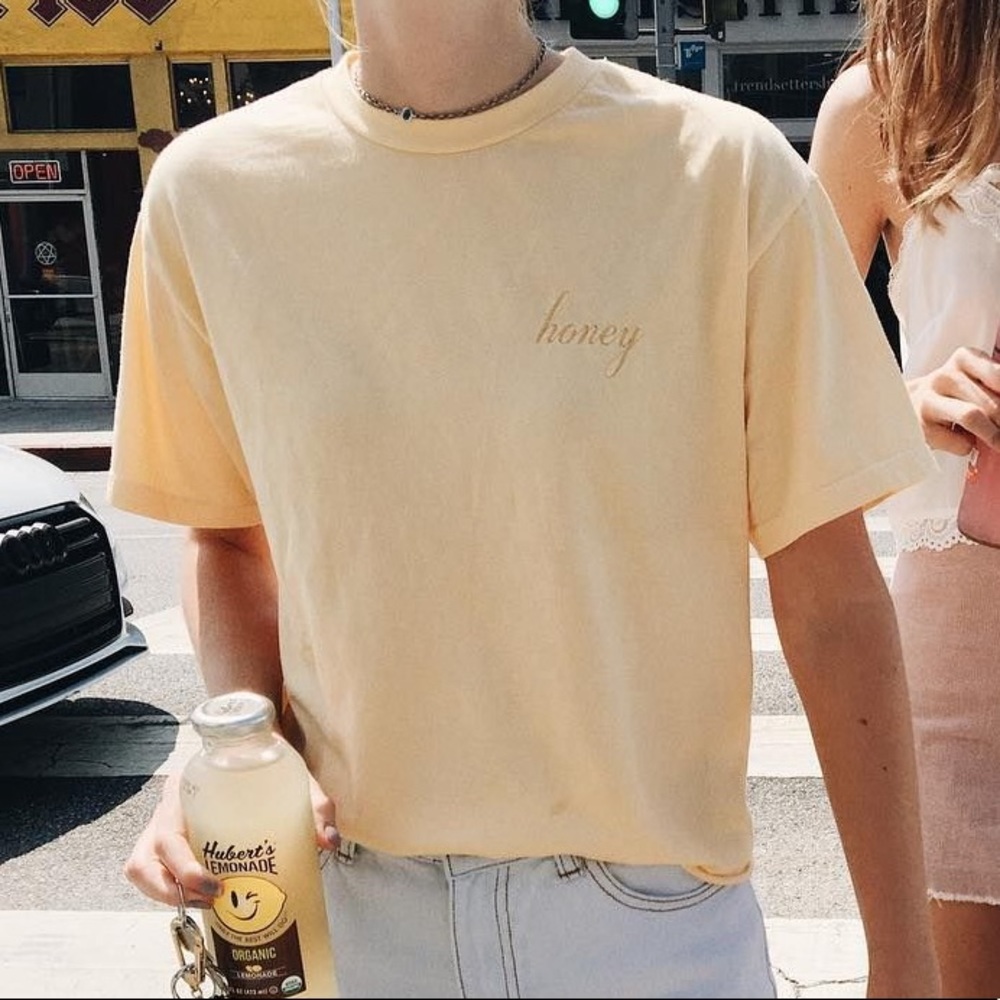 Brandy Melville Honey Crop Tee
